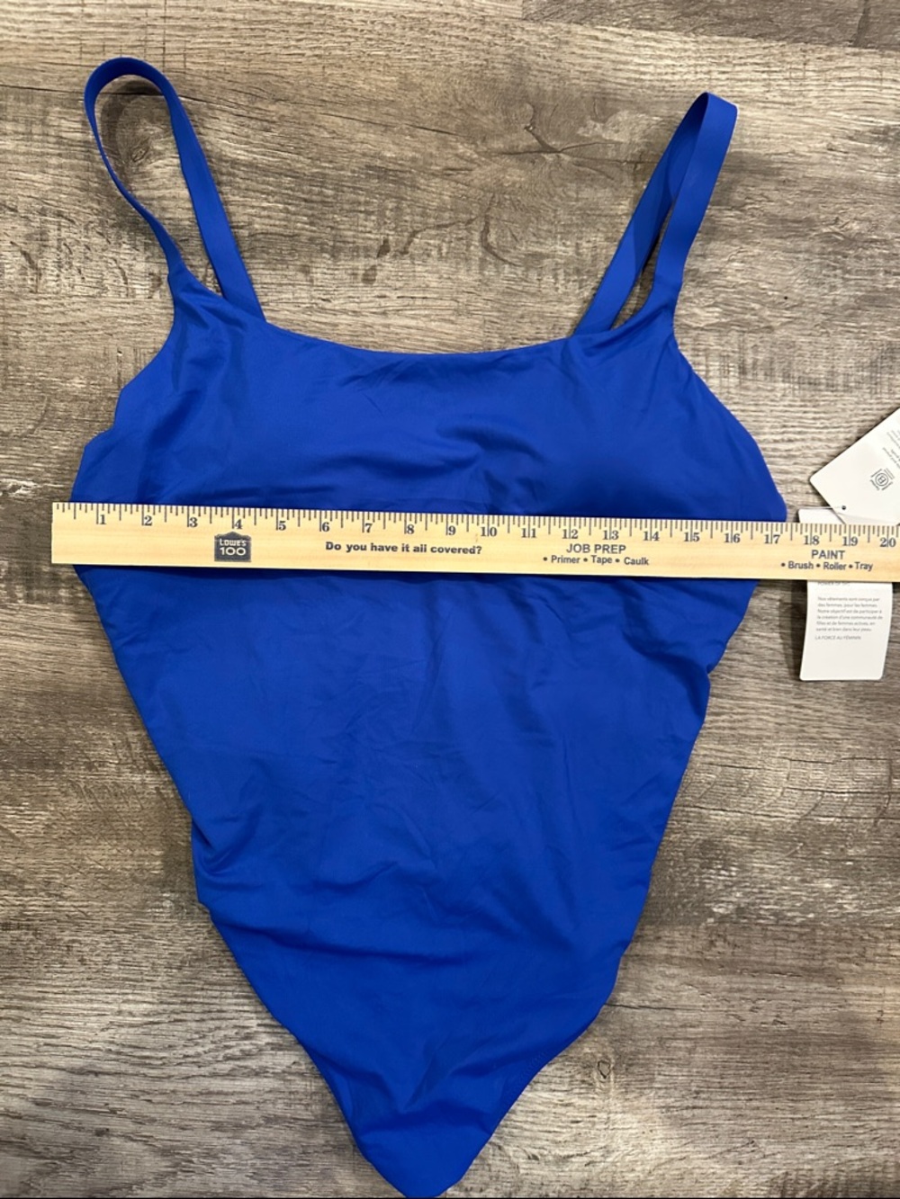 Athleta NWT XL Hermosa Cobalt Blue Classic One-Piece Swimsuit - Picture 4 of 9